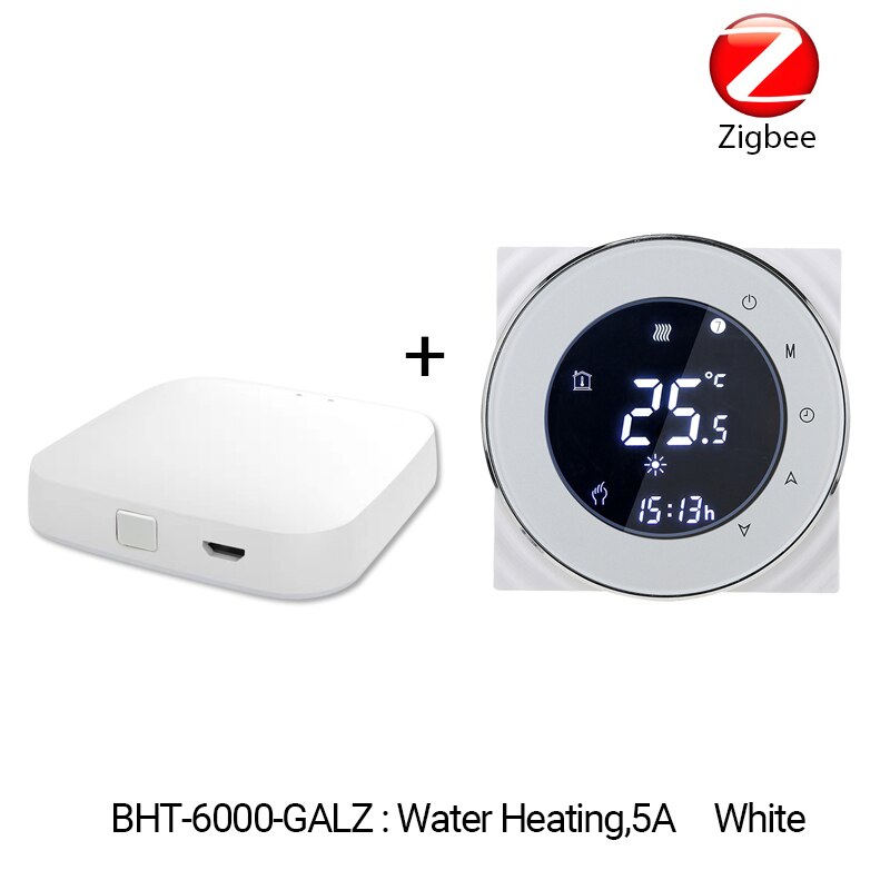 ZigBee Clever Thermostat Temperatur Regler Hub Erforderlich Wasser/Elektrische Boden Heizung Wasser/Gas Kessel Mit Alexa Google Hause