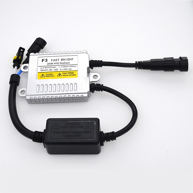12V Ac 35W Slim Hid Xenon Ballast F3 Snelle Start Elektronische Hid Conversie Ballast Voor 35W Auto licht Kit H1 H3 H7 H11 Xenon Lamp
