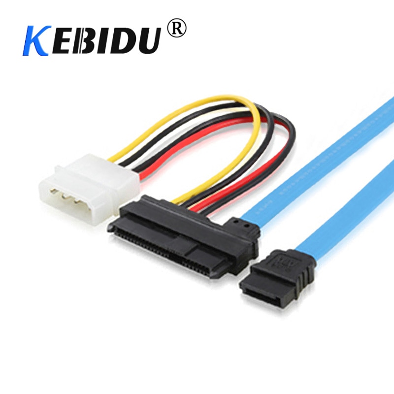 ATA vers SAS 7 broches SATA 29 broches Famale 4 broches câble connecteur mâle adaptateur convertisseur pour disque dur adaptateur de câble d'alimentation