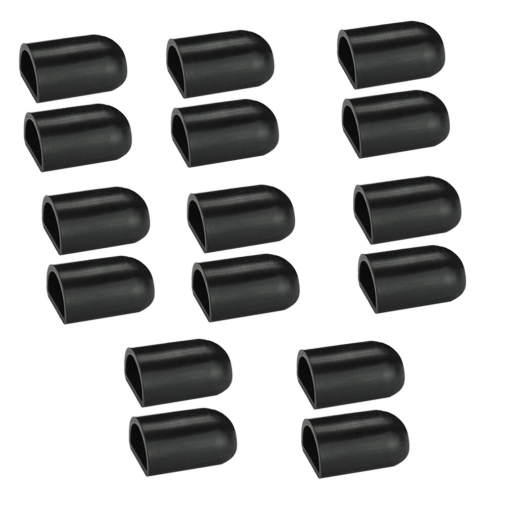 20/10/2個シリコーンスクーターフットレストスリーブキビxiaomi M365/プロninebot ES2/ES4スクーターアクセサリーxiaomi: 16pcs Black