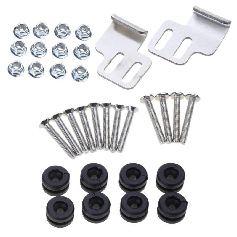 Motorbike Frame Mount Bracket Accessory Motorcycle Side Luggage Case Fasteners