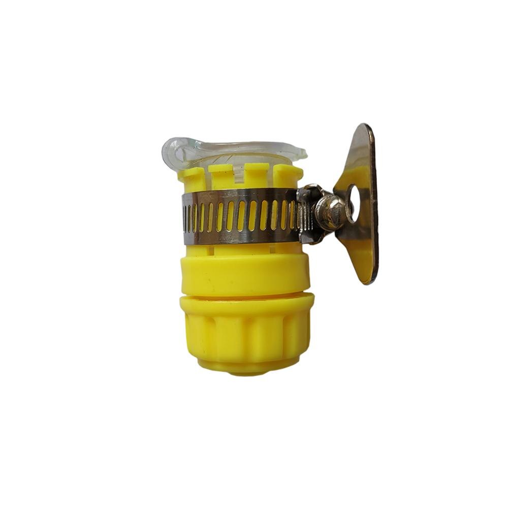 Tuin Watering Slang Snelkoppeling Universele Kraan Adapter Thuis Keuken Badkamer Kraan Fittingen: Geel