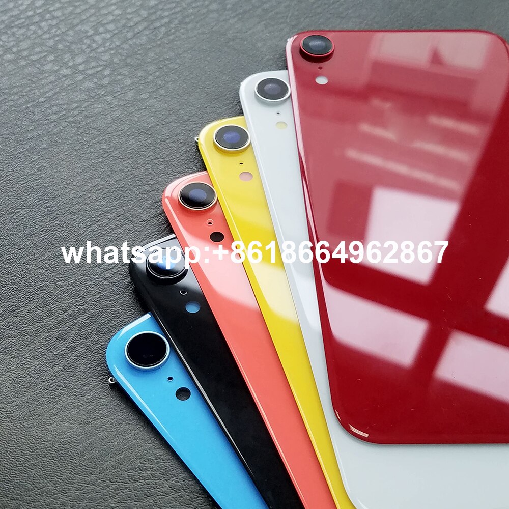 Back Glass Replacement Battery Cover With Camera Lens Back Housing Glass Cover For XR Mobile Phone Housings & Frames