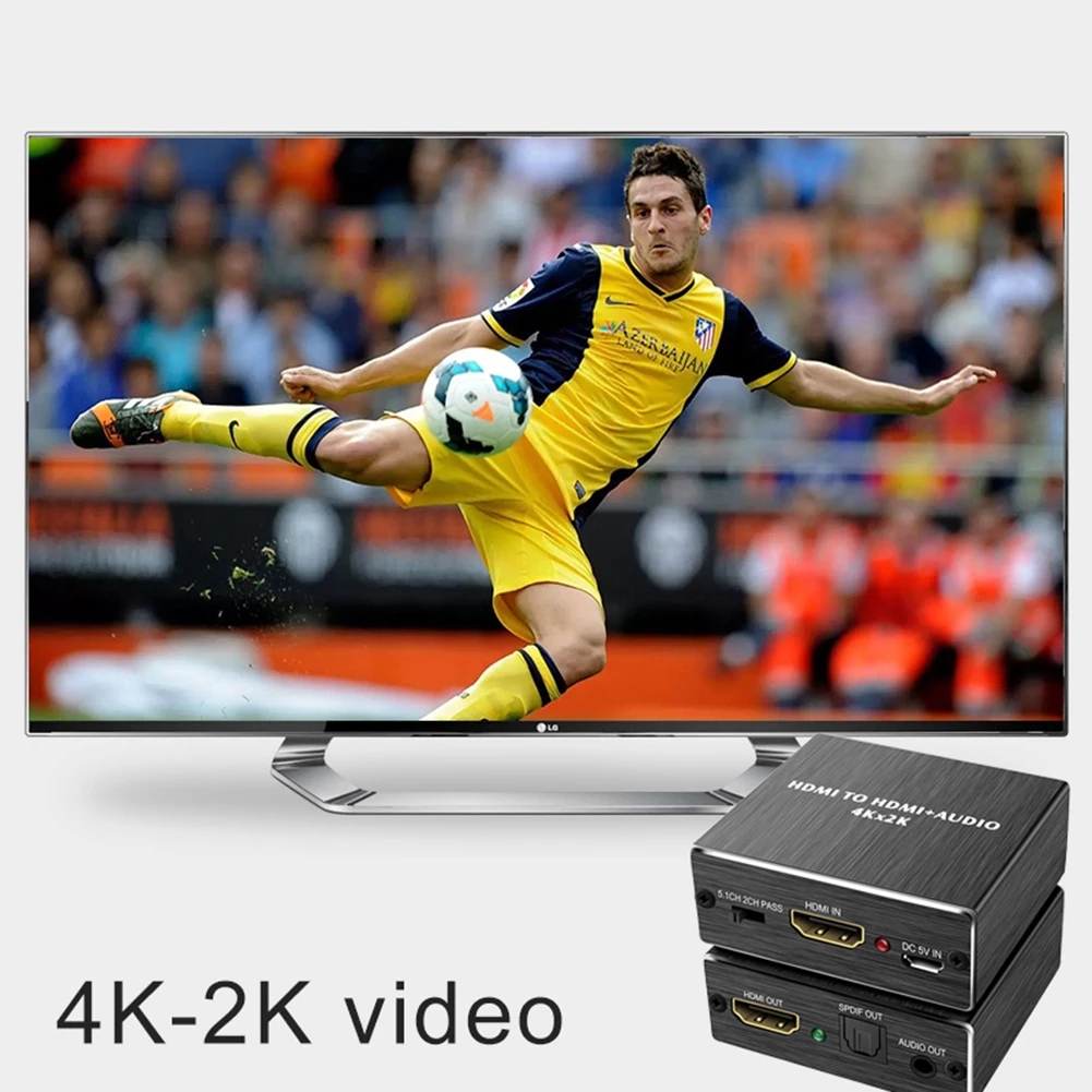 Hdmi-Compatibel Audio Extractor 4K @ 30Hz Hdmi-Compatibel Hdmi-Compatibel + Optische Toslink spdif + 3.5Mm Aux Audio Splitter