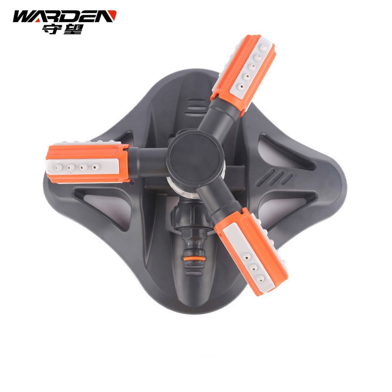 Multifunctionele Sprinklers Douches Tuingereedschap Plastic Drie-Outlet Sprinklers Automatische Roterende Sprinklers Irrigatie