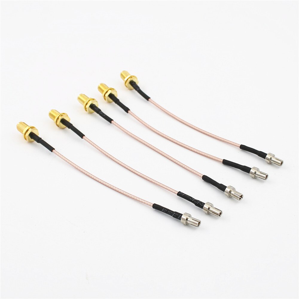 5 stks/partij 3G 4G antenne SMA Vrouwelijke naar TS9 Connector Splitter Combiner RF Coaxiale Pigtail Kabel voor 3G 4G Modem router Antennes