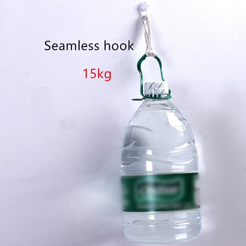 20pcs Multi Function White Plastic Invisible Wall Mount Photo Picture Frame Clock Mirror Nail Hook Hanger Seamless Nail