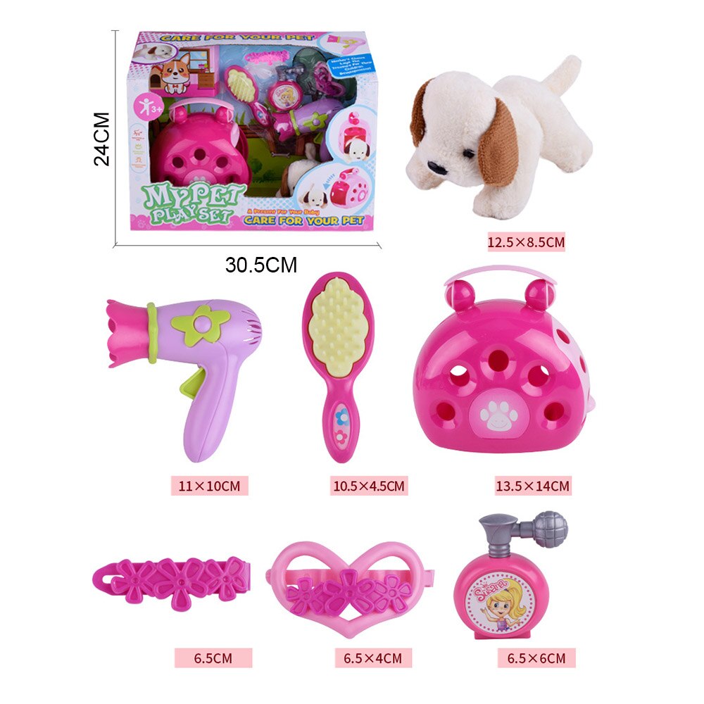 puzzle dla dzieci dom zabaw nauka karmienia nosidełko na zwierzaka robić odgrywania ról szczeniak fajna zabawka na prezent symulacja pielęgnacja zwierząt zabawki dla dzieci