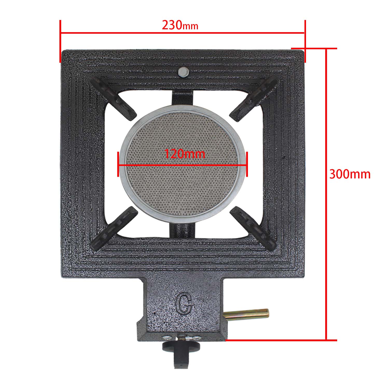 gas stove gas burner cooker wok Outdoor Furnace With Square Furnace Liquefied gas Outdoor Portable: C