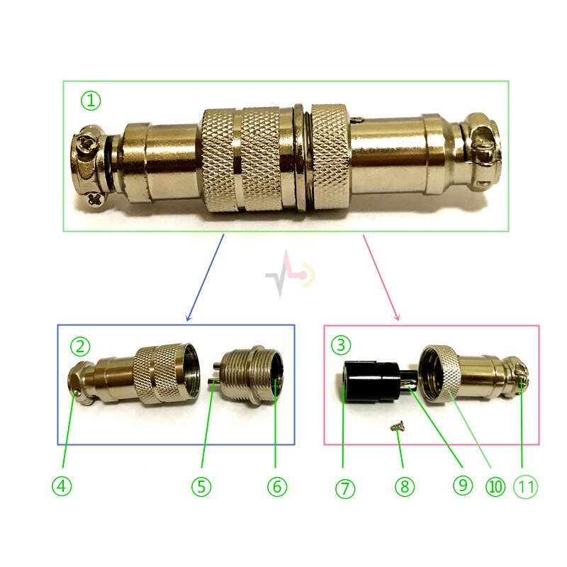 GX20 Luftfahrt Stecker Steckdose GX 20 Hintern Typ gemeinsam Docking Weiblich Männlich 2 3 4 5 6 7 8 9 10 12 poligen Rund Luft