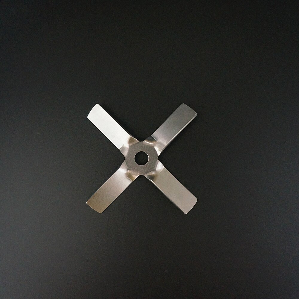 1pcs lab stainless steel DIA40mm to 100mm four blade propeller, cross paddle for lab stirrer mixer blender machine