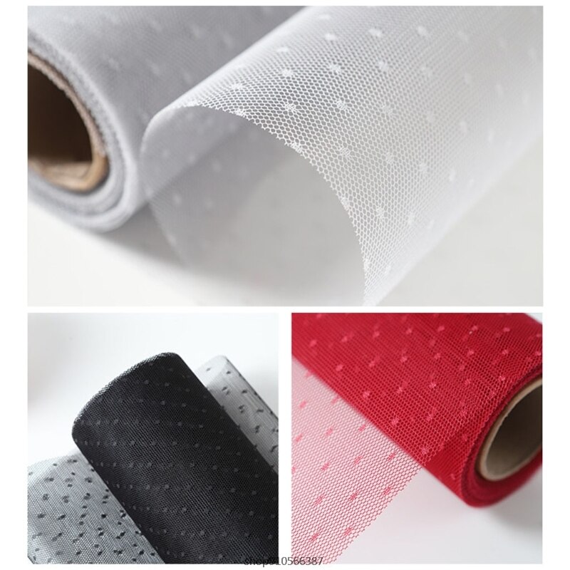 9M Korean Flower Wrapping Mesh Net Paper Roll DIY Dot Floral Bouquet Packaging Materials Craft Florist Supplies