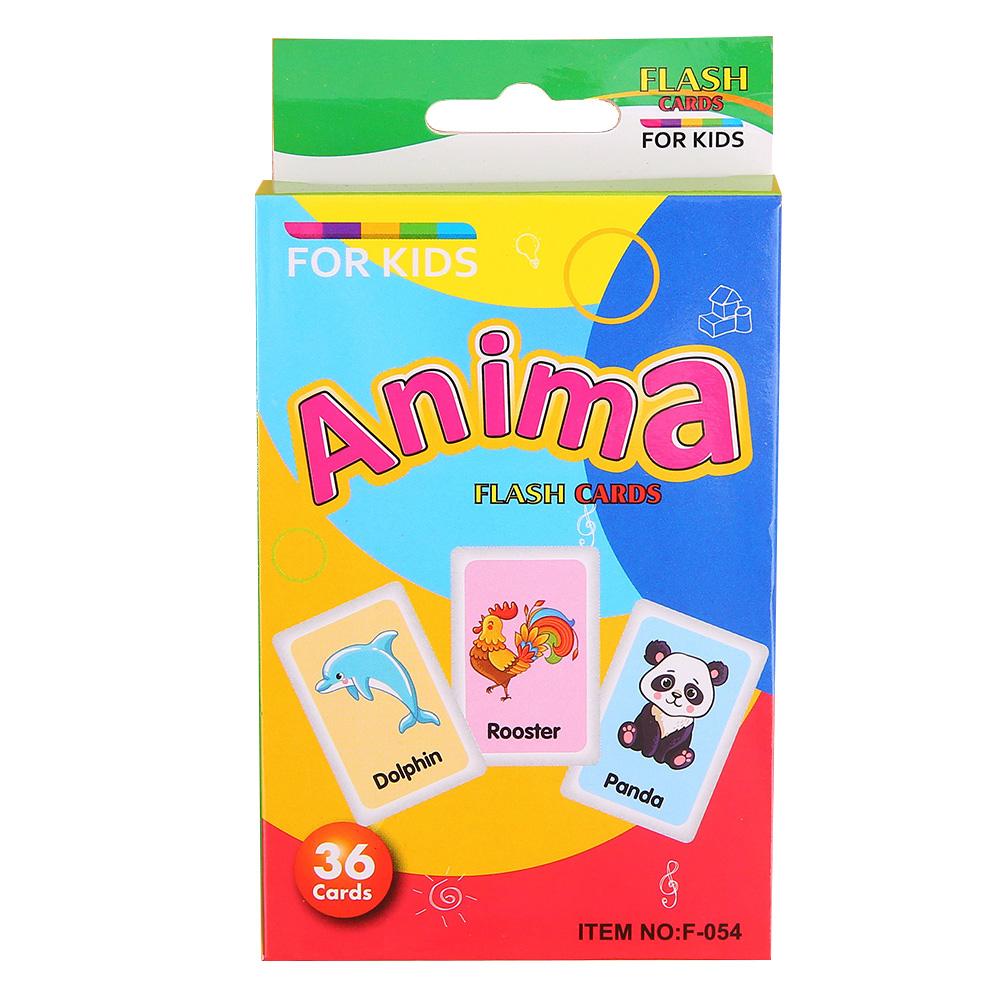 1 set Children Recognition Color Animal Shape Card Early Childhood Early Educational Arithmetic Toy Letter Teaching Card: B