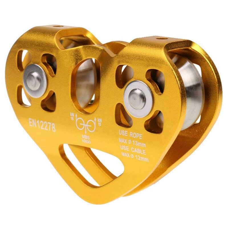 30KN Pulley Tandem Pulley Tandem pulley Pulley for 8-1m ropes