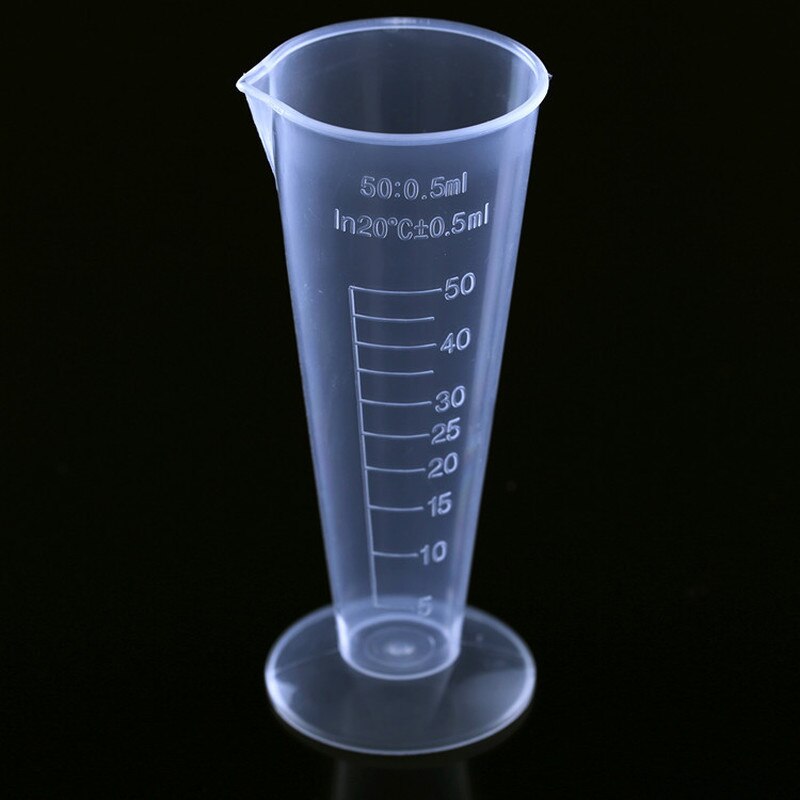 100ml Measuring Cup Transparent Plastic Measuring Cup Hotel Bar Jug Pour Spout Cylinder Reusable Kitchen Measuring Tool