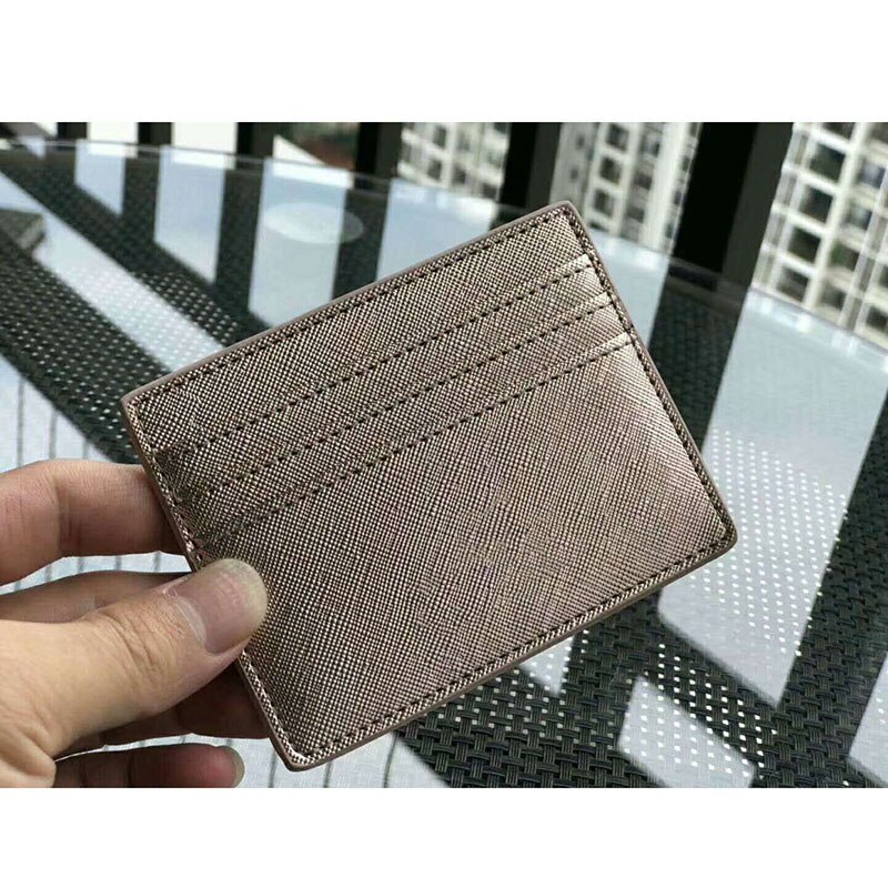 Shining men Wallet Business Card Holder bank cardholder Mini Credit Card Wallet Purse ID Card Holder Men Wallet Small Bus Card