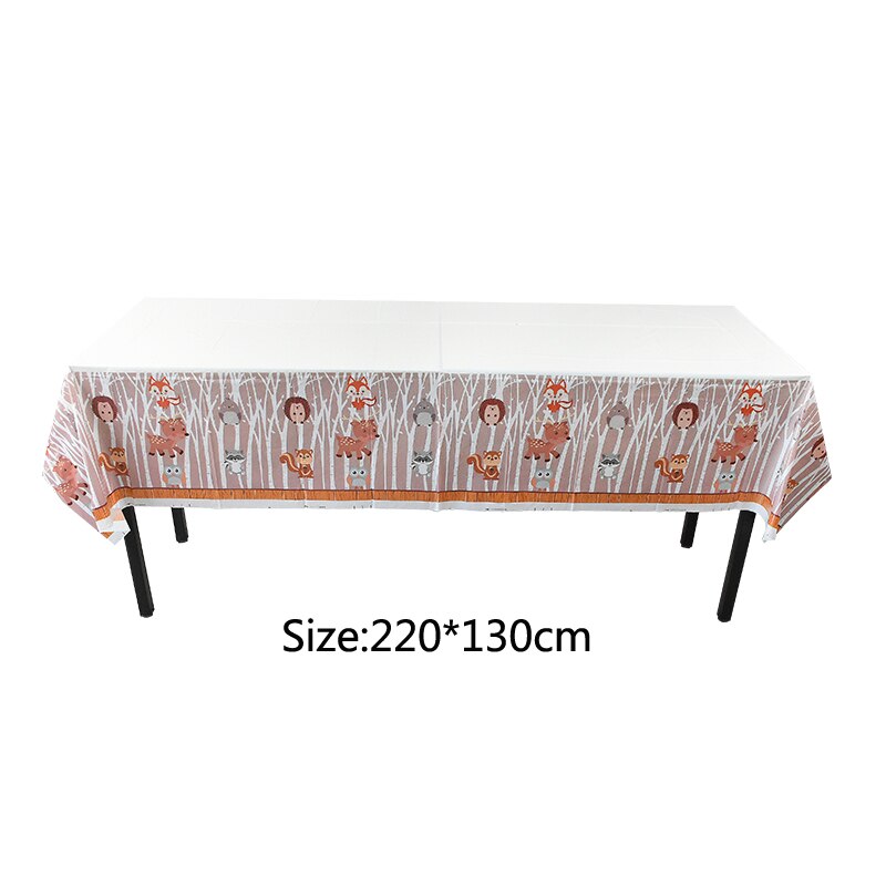 Forest Theme Party Decoration Hedgehog Owl Fox Napkin Plate Cup Jungle Animal Tableware Baby Shower Kids Birthday Party Supplies: B11-1pc