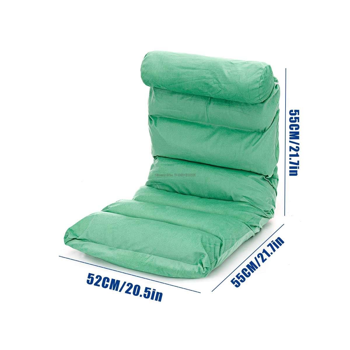 Chaise de sol japonaise pliable et réglable, canapé paresseux de jeu, chaise longue rembourrée, inclinable et souple avec Support de dossier