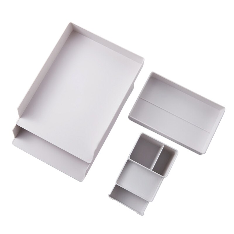 Desktop Storage Box Office File Document Organizer Storage Drawer Sundries Cosmetics Stationery Organizer Home Office Supplies