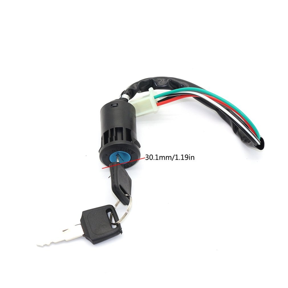 4 Wire Ignition Key Barrel Switch For Most All Quad & Dirt Bikes 50cc 110cc 125cc 250cc PIT Quad Dirt Bike ATV