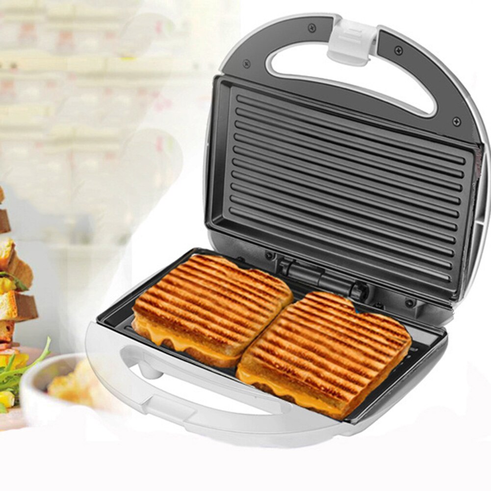 Tostadora doméstica sándwich horno de Pan parrilla eléctrica carne hamburguesa máquina de desayuno sartén barbacoa plato