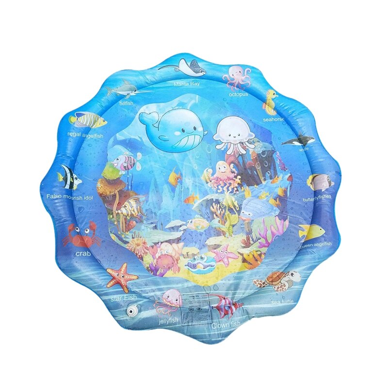 Opblaasbare Splash Pad Baby Sprinkler Pad Spelen Centrum, Waden Zwembad Fun Zomer Outdoor Water Voor Peuter Meisjes En Jongens