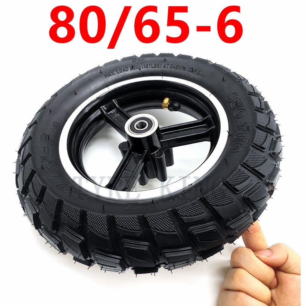 PNEUMATICO TUBELESS 80/65-6 (10X3)(255X80) FUORISTRADA PER DUALTRON ICE, ZERO 10