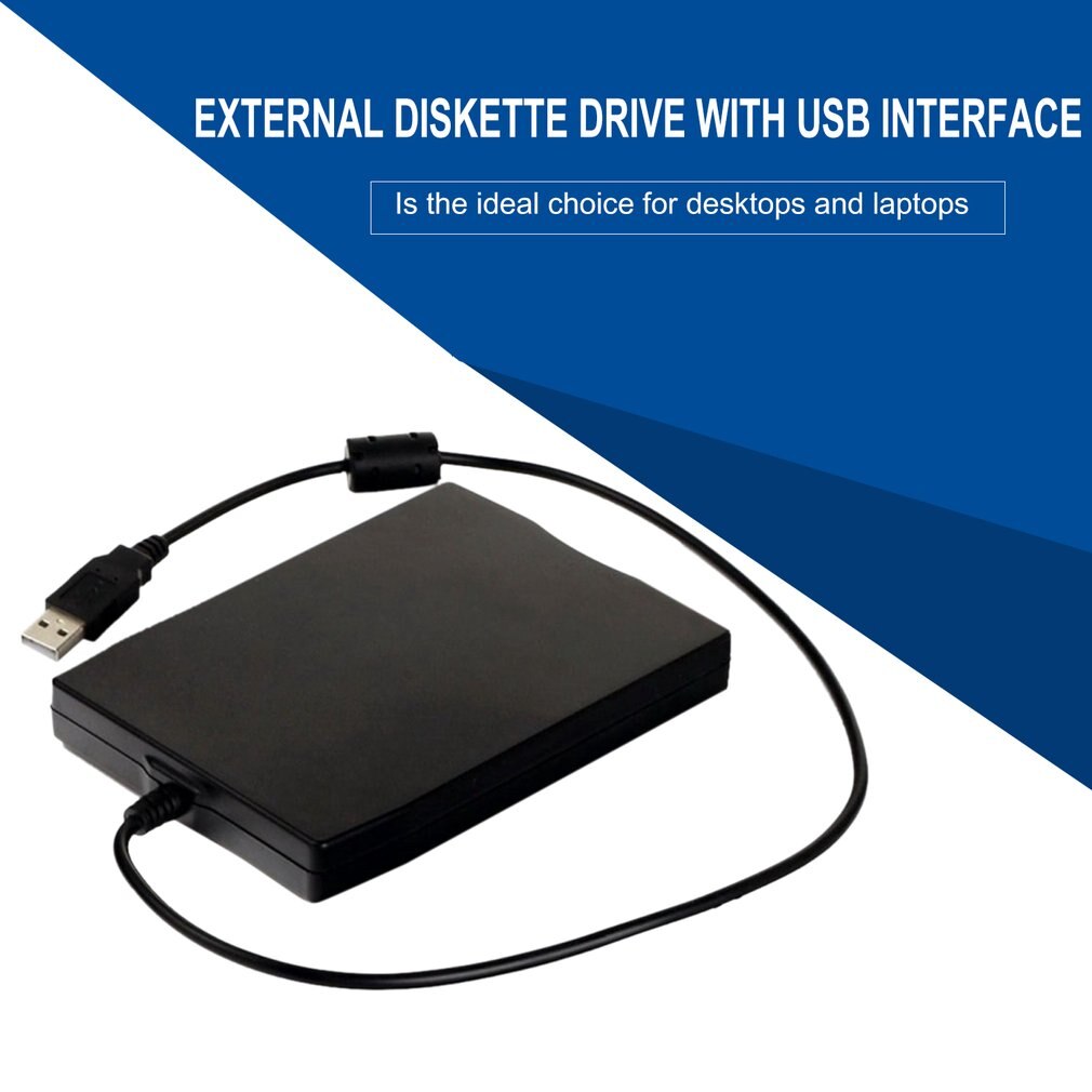 Usb Floppy Drive 3.5 Inch 1.44Mb Fdd Zwart Usb Draagbare Externe Interface Floppy Disk Fdd Externe Usb Floppy Drive voor Laptop