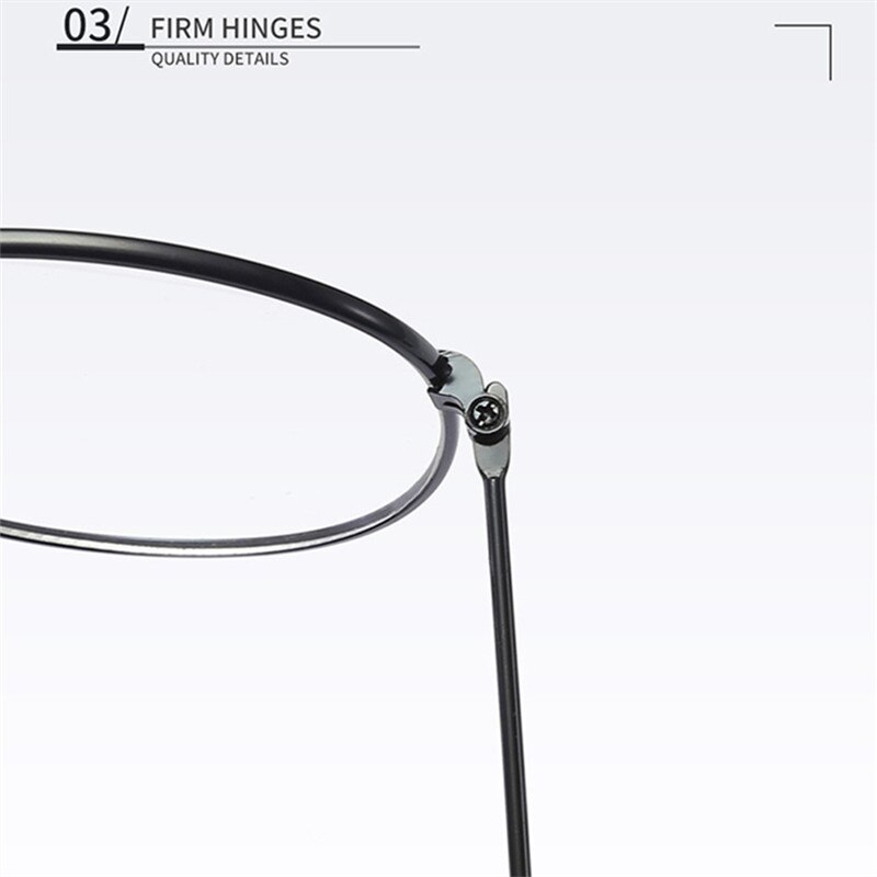 round women's glasses frame classic metal frame optical glasses transparent computer oval eyeglasses frame reading