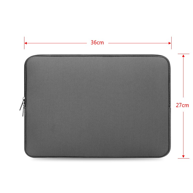 1pc Newest Portable Zipper Soft Sleeve Laptop Bag Laptop Case For MacBook Pro 13inch Protector Case PU Leather Protector Handbag