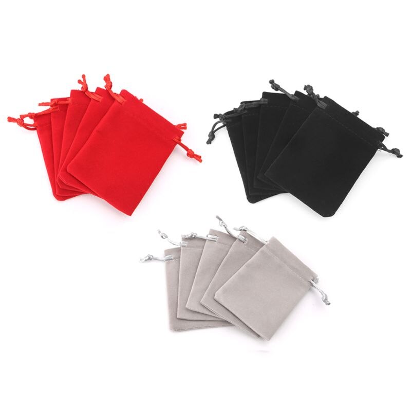 5 sztuk RPG worek kości aksamitna, zamykana na sznurek torby karty do tarota ozdoba do torby 10*12cm wysokiej jakości torba flanelowa prezent torba Drop Shipping