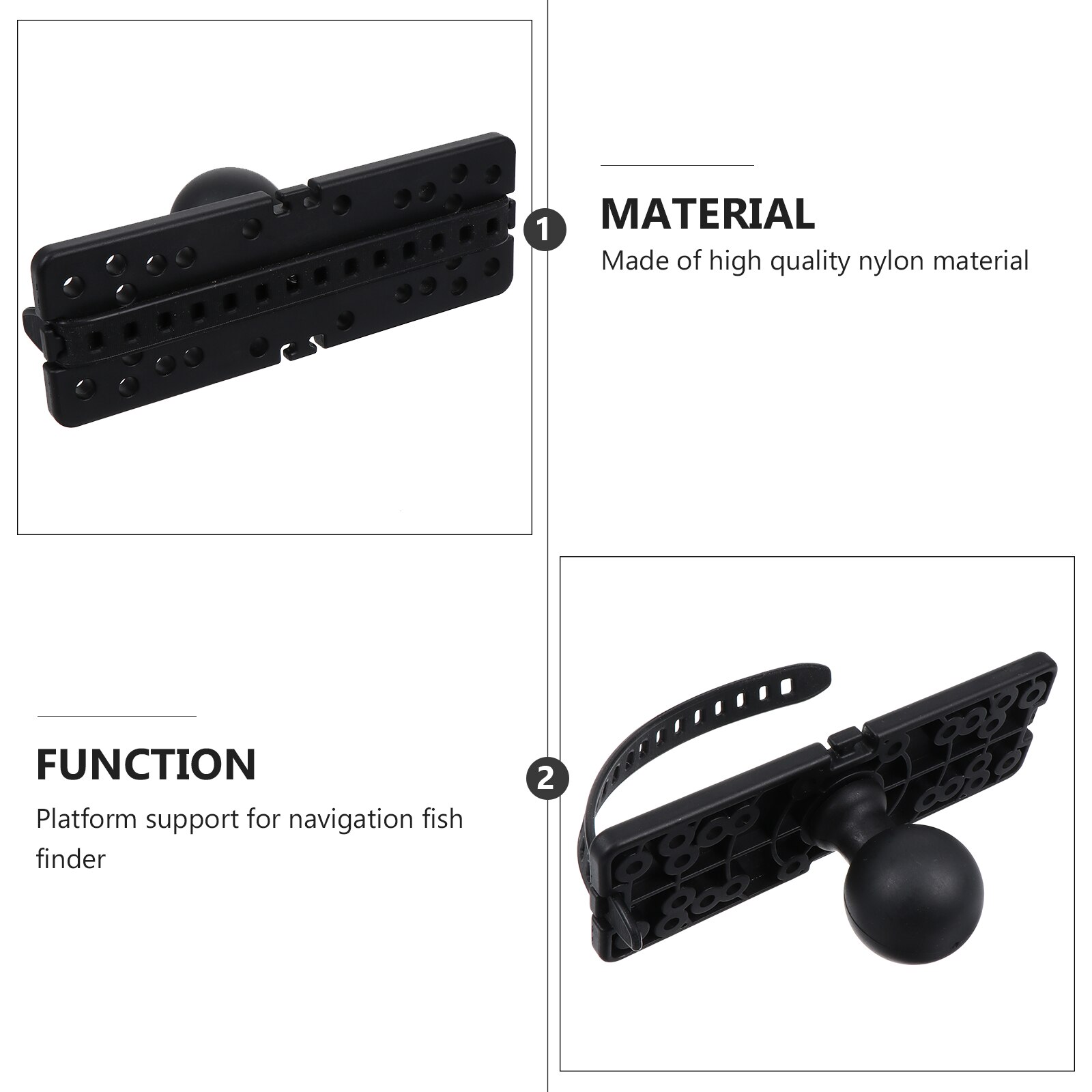 1pc Outdoor Fish Finder Rack Boat Fish Finder Holder Canoeing Kayak Accessory