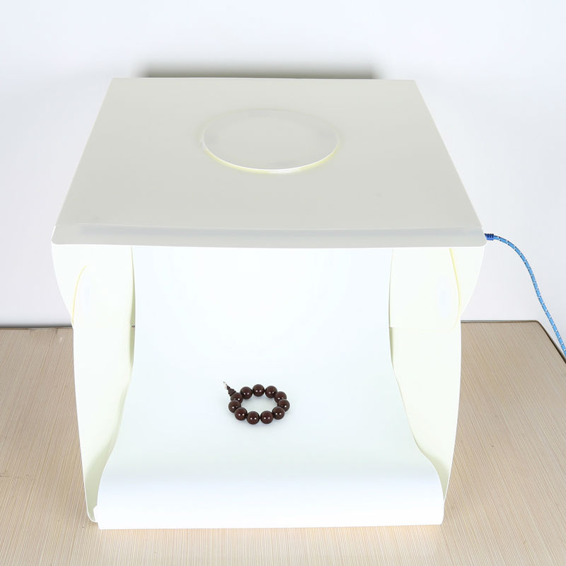 Grote Opvouwbare Studio Diffuse Soft Box met LED Licht Zwart Wit Achtergrond Fotostudio Accessoires