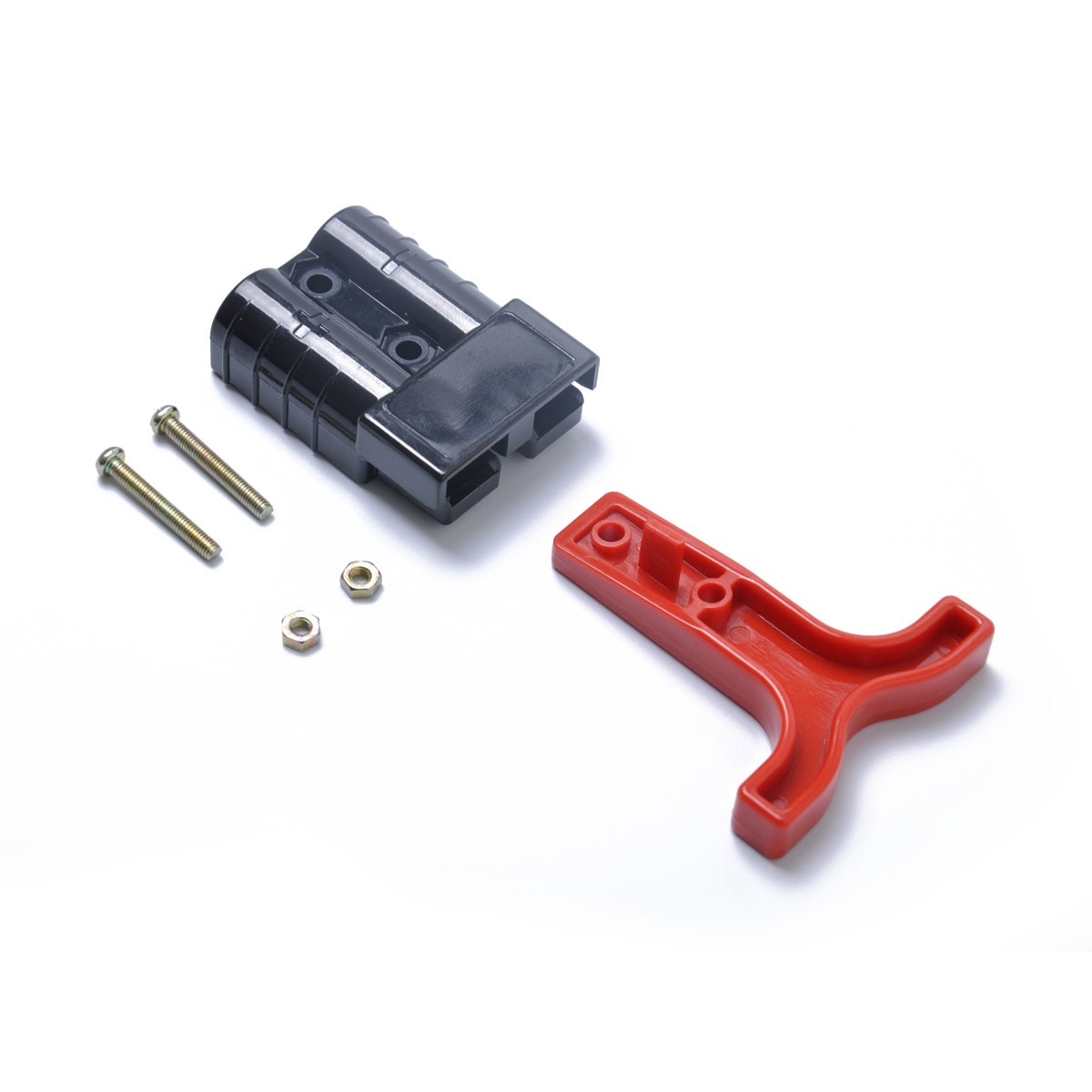 Universal 10-12 AWG 50A Battery Connect Quick Connector Plug For Forklift Winch Trailer Driver Electrical Devices (Black) A30