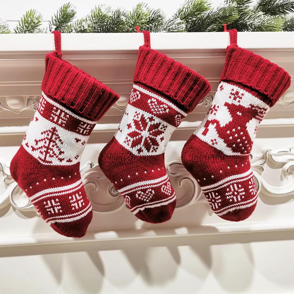 Plaid julestrømpe juletasker juleindretning til hjemmet julepynt natal noel navidad indretning år