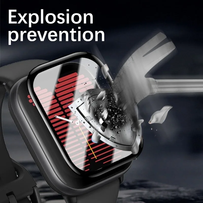 Flexibele schermbeschermer met volledige dekking voor Amazfit Active Anti-kras horlogeaccessoires voor Amazfit Active HD-beschermfolie