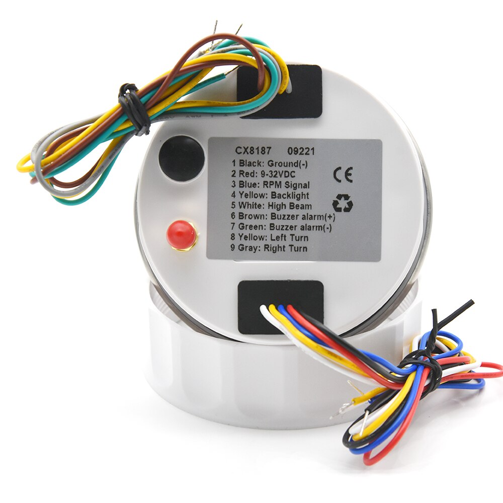 Waterproof Digital GPS Speedometer 85MM Boat Car Speed Meter Gauge 120KMH 200KMH 120MPH 200MPH Tachometer Gauge RPM Sensor 9-32V