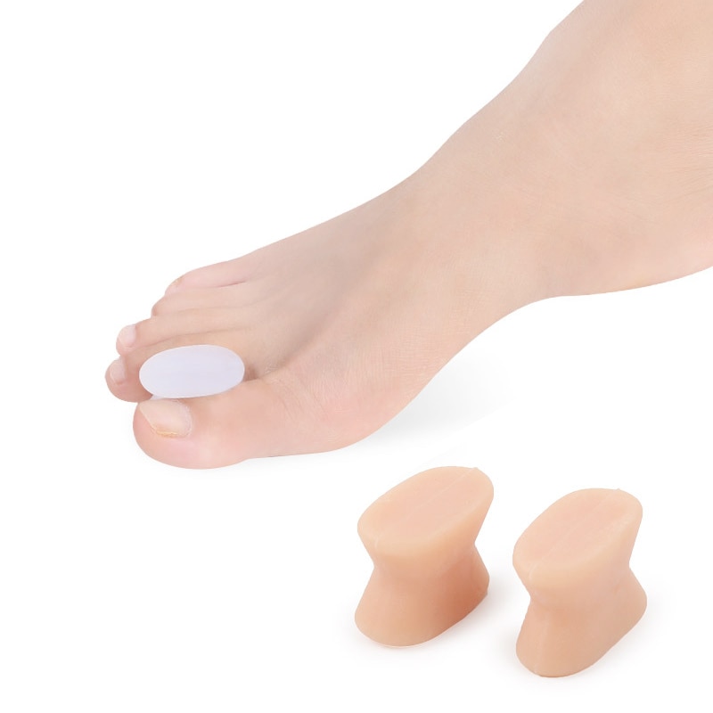 Silicone Toe Separator Hallux Valgus Orthosis Thumb Big Toe separator Overlapping Toes Appliance Toe Separator Foot Care Tool