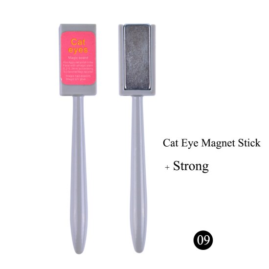 Volledige Beauty 1Pcs 3D Sterke Cat Eye Magneet Stok Slice Voor Uv Gel Vernis Nail Tool 3D Lijn Streep effect Nail Gel Decor CH556-1: 09