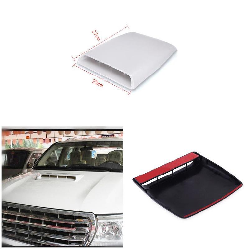 Car Auto Roof Decorative Air Flow Intake Hood Scoop Vent Bonnet Durable Cover