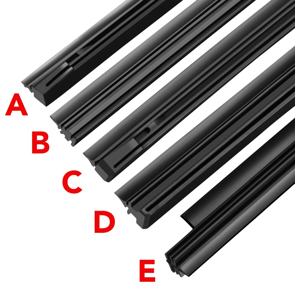 Windscreen wipers Insert Rubber strip Refill Car Accessories for Nissan Qashqai J11 J10 Juke X-Trail T32