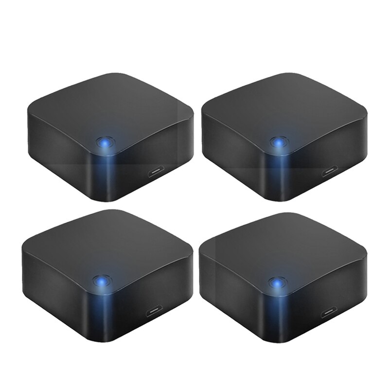 Min WiFi Tuya Smart IR Remote Controller Smart Home Compatible with Alexa Google Assistant Smart Life Home Control for TV AC: 4Pcs