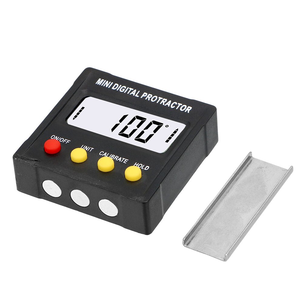 360 Degree Mini Digital Protractor Inclinometer Electronic Level Box Magnetic BaseDigital Angle Finder Bevel Box