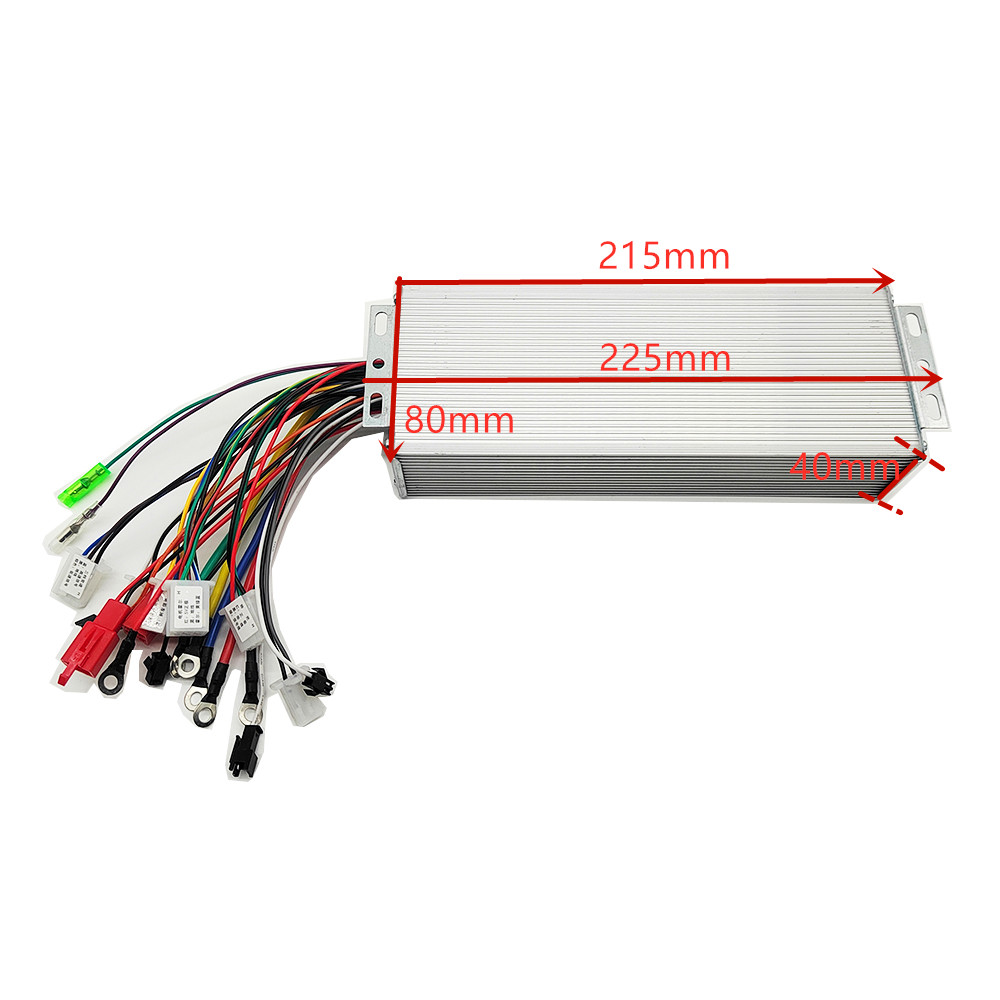 48V 60V 64V 1500W ebike Electric Bike Brushless Controller & Throttle & Brake to Electric Bicycle/Scooter/Motorcycle Motor
