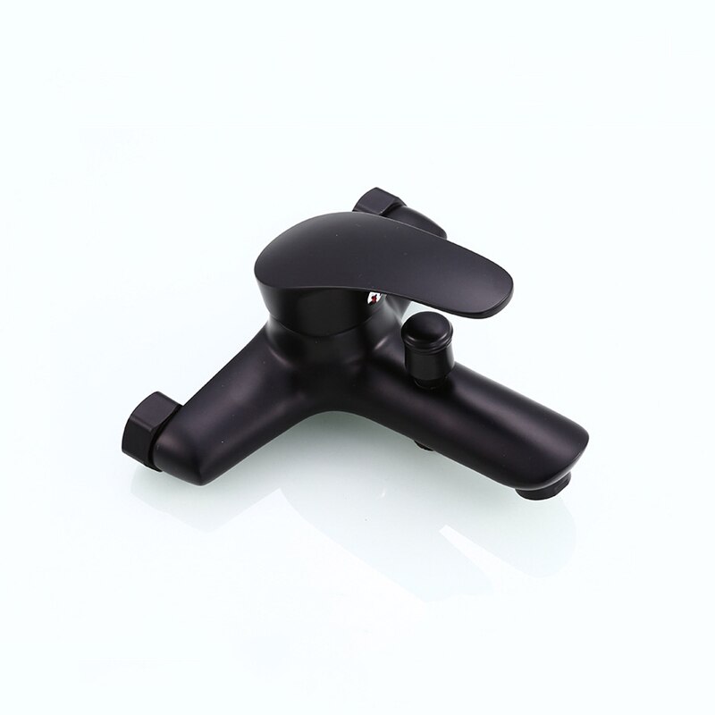 1set Bathroom Tub Faucet Single Handle Cold and Mixer Tap with Hand Shower Wall Mounted Bath Faucet Bathtub Faucet