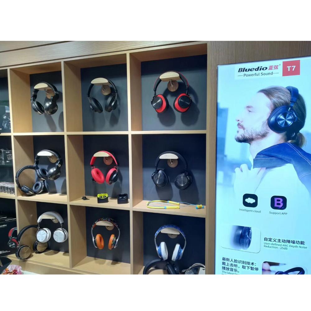 Original Bluedio T4S Active Noise Cancelling Wireless headset Bluetooth Headphones Stereo Bass Music auriculares Mic Call Earbud