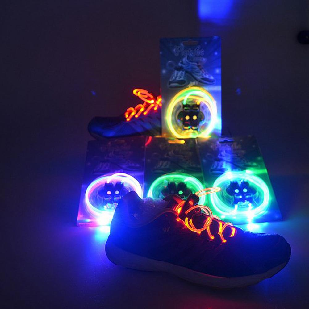 1Pcs Neon Led Light Veters Schoenen Band Glow Stick Lichtgevende Schoenveter Accessoires Feestartikelen Multi-Kleur