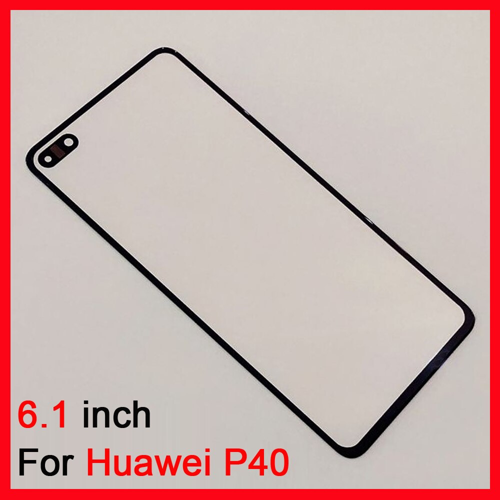 LCD berühren Tafel Glas Für Huawei P40 P40Lite P40 Lite E P40 Profi Frontscheibe Äußeren Glas Objektiv Ersatz Reparatur teile: Pro P40