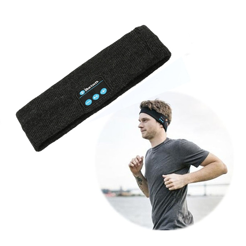 1Pc Bluetooth Muziek Call Sport Hoofdband Usb Oplaadbare Draadloze Draagbare Hoofdband Voor Thuis Running Gym Fitness Training
