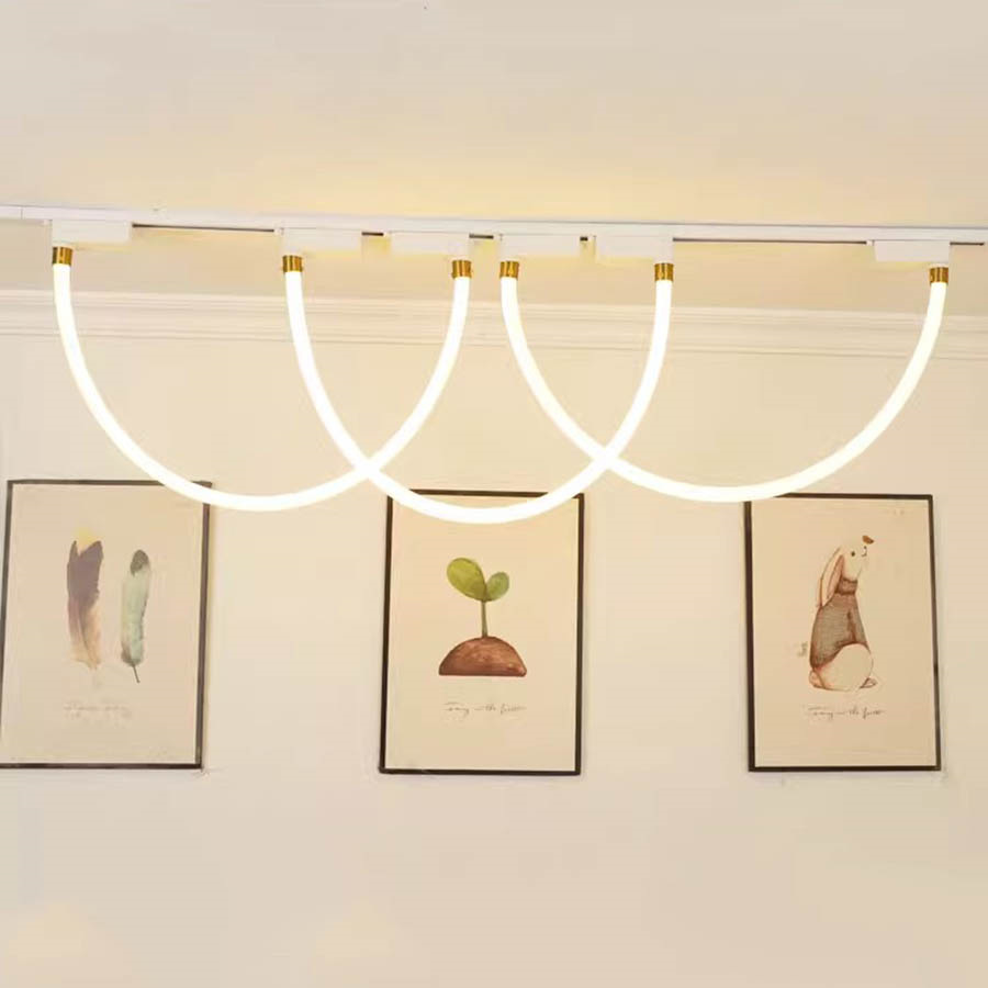 Lampa szynowa doprowadziło 24W 100CM, nowoczesne reflektory doprowadziło na szynę, lampa szynowa doprowadziło robić sufitu z taśmą doprowadziło robić salonu, dekoracja ściany tła